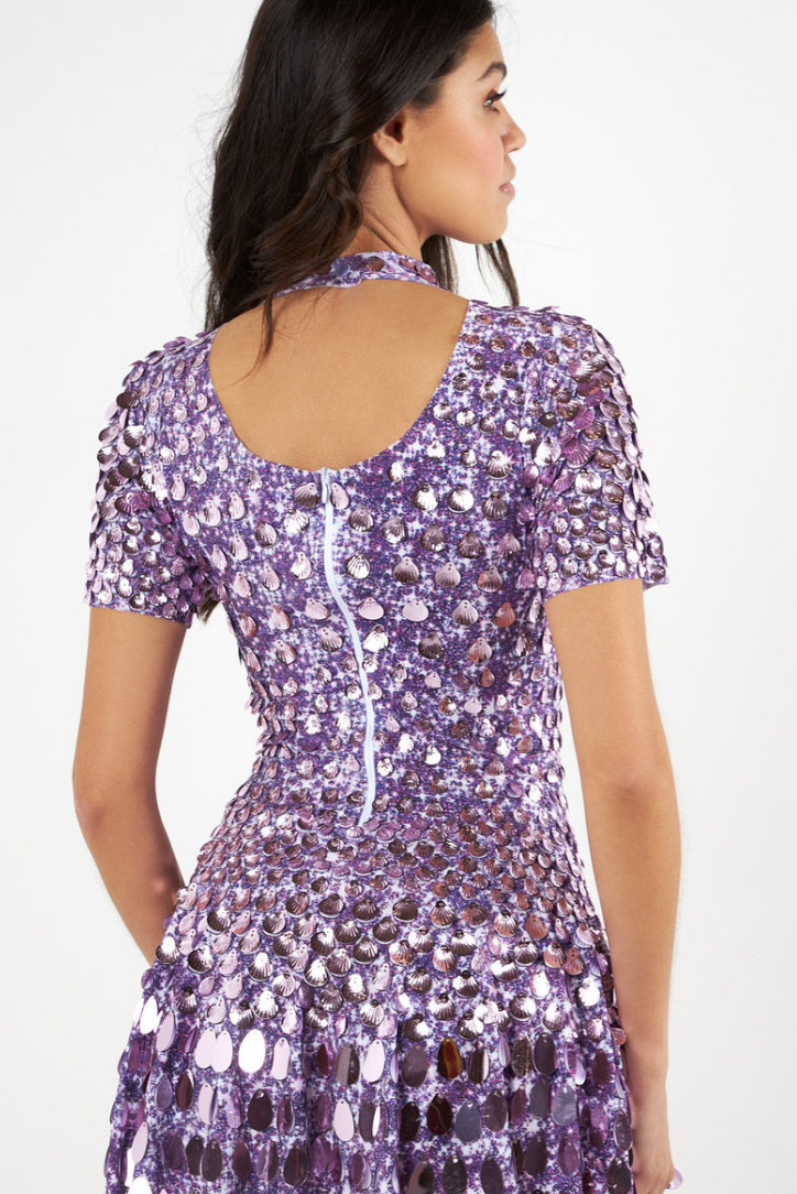 Frankie | High Neck Mini Dress
