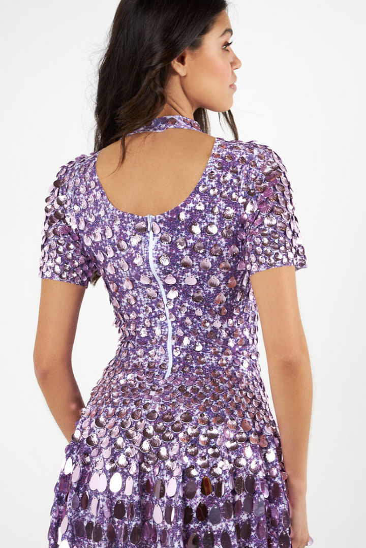 Frankie | High Neck Mini Dress