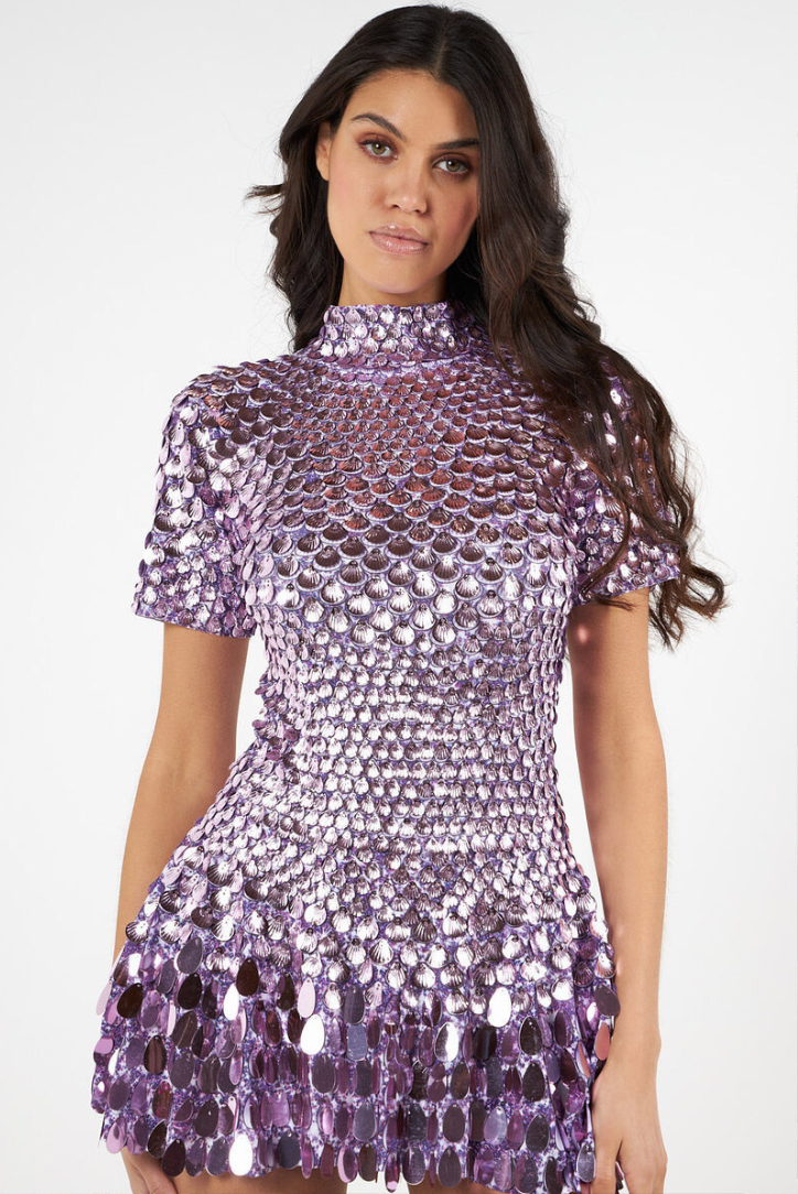 Frankie | High Neck Mini Dress
