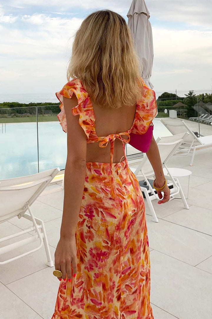 Nova | Ruffles Maxi Dress