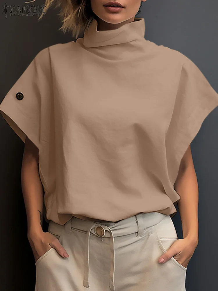 Sophia™ Elegance Turtleneck Blouse