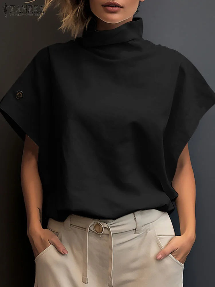 Sophia™ Elegance Turtleneck Blouse