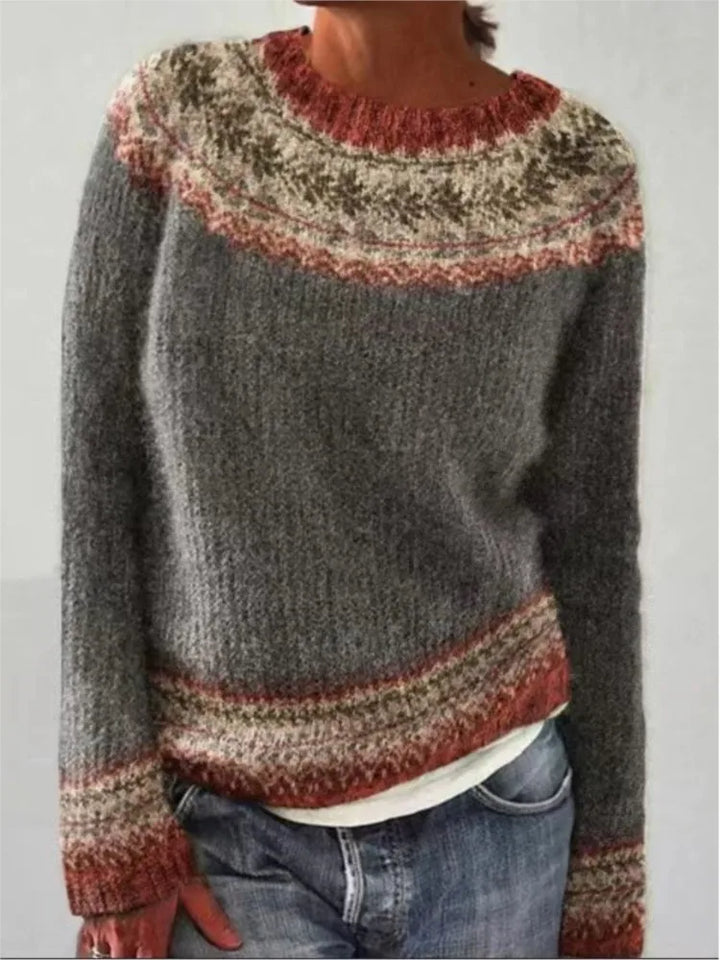 Emily™ Knitted Vintage Pullover