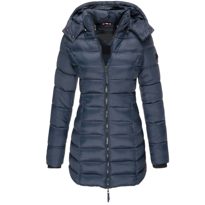 Celeste™ Prestige Hooded Down Coat