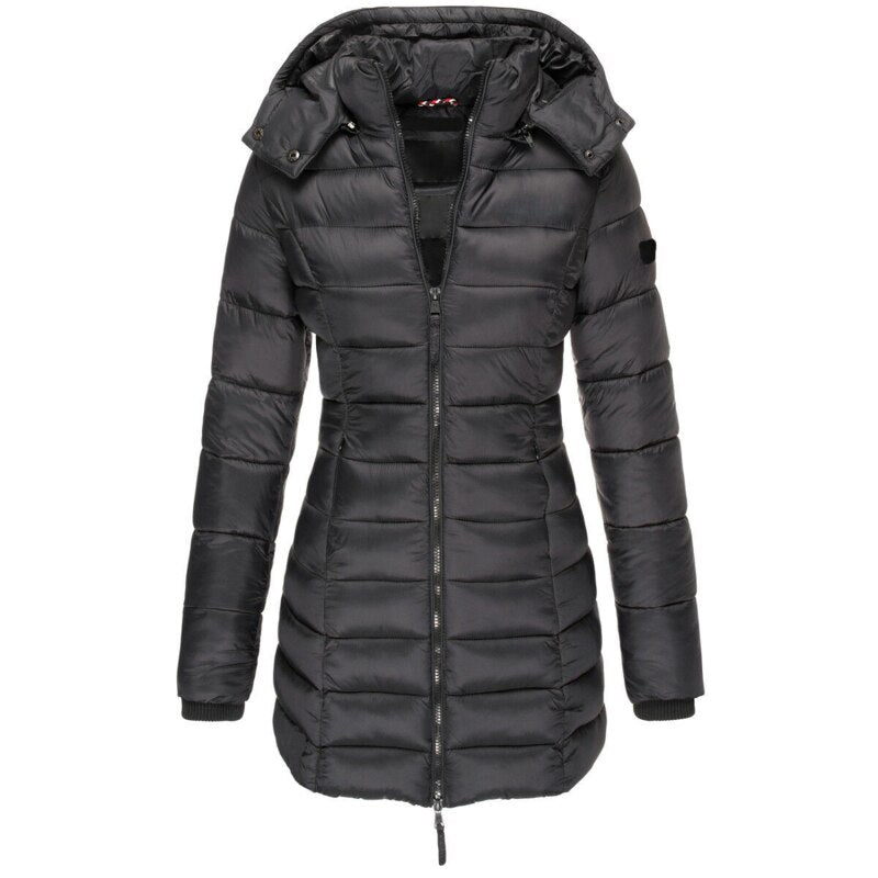 Celeste™ Prestige Hooded Down Coat